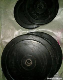 自用20KG杠铃片全胶片 - 桂林28生活网 www.28life.net