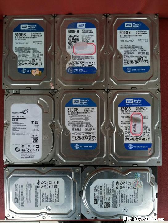 便宜甩几块公司不用了的WD西数硬盘 500G 320G 160G 80G - 电脑整机 - 电脑网络 - 桂林分类信息 - 桂林28生活网 www.28life.net