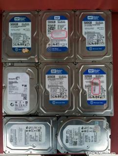 便宜甩几块公司不用了的WD西数硬盘 500G 320G 160G 80G - 桂林28生活网 www.28life.net